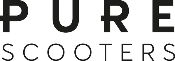 Pure Electric logo white and black