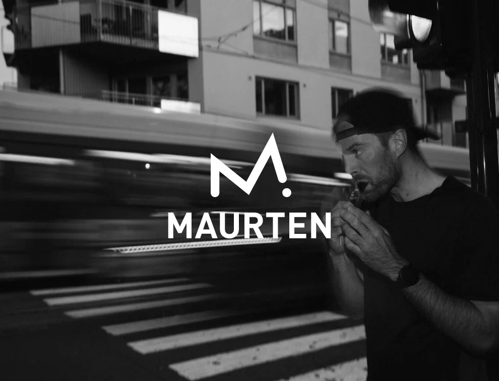 Maurten banner with logo