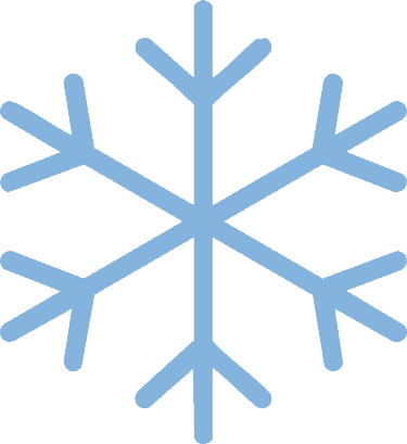 Snowflake icon representing commercial snow and ice removal services