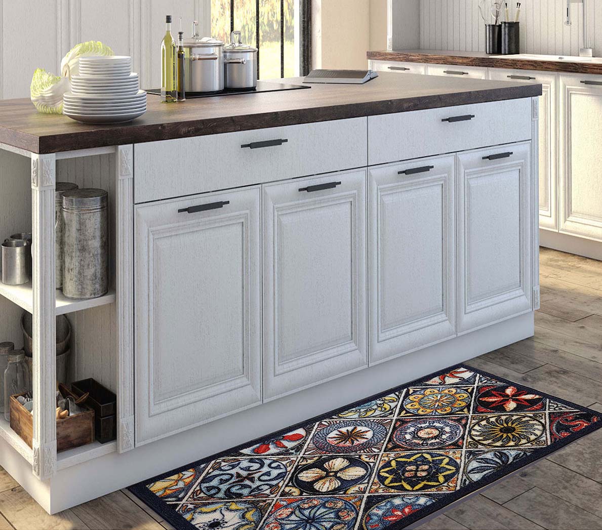 Tappeto cucina antiscivolo 50x150 cm. MAT DESIGN COFFEE ...
