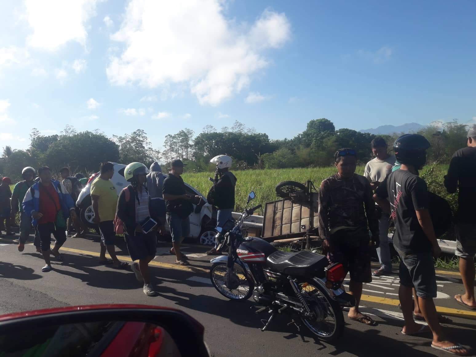 Traysikol nabungguan sang awto isa patay, isa samaron