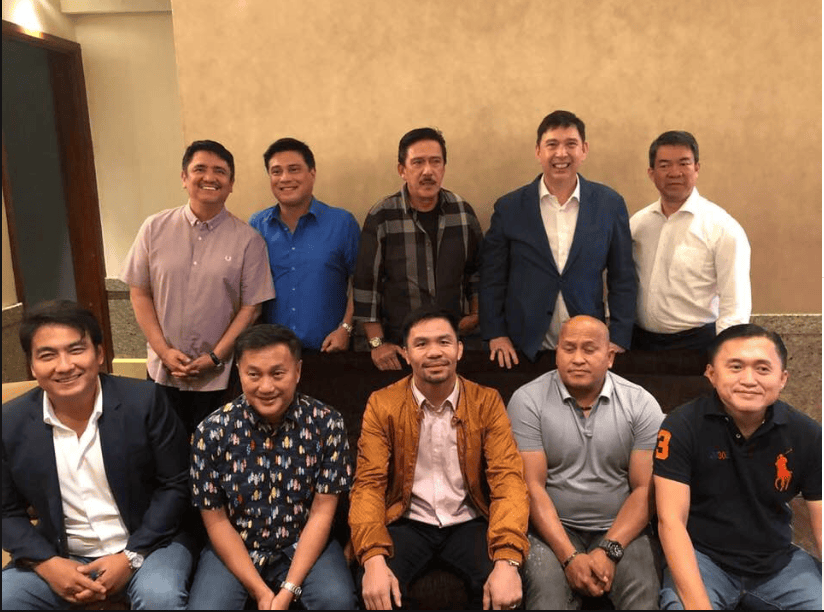 Pacquiao nagsagawa ng pagtitipon kasama ang mga bagong senador