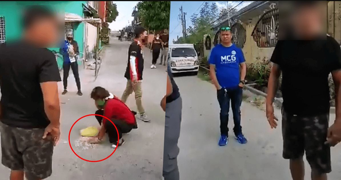 VIRAL: Lalaki, ‘itinapon’ ang relief packs sa kalye dahil ‘kulang’