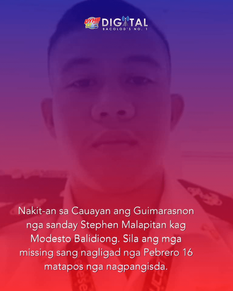 Duha ka mga na-missing nga mananagat nga taga Guimaras buhi kag safe nga nasampay sa baybayon sang banwa sang Cauayan