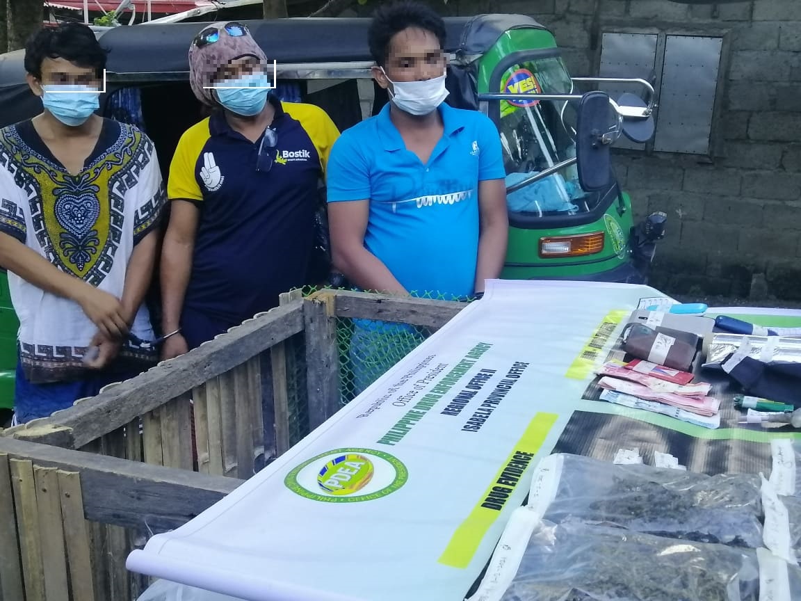 3 Tulak ng Iligal na Droga, Nasakote ng PDEA at PNP