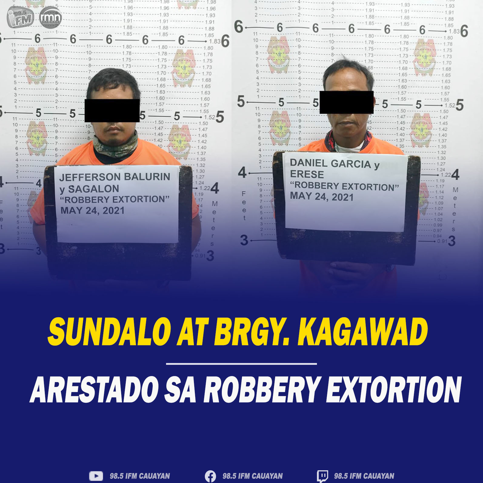 Dating Sundalo at Barangay Kagawad, Huli sa Pangingikil