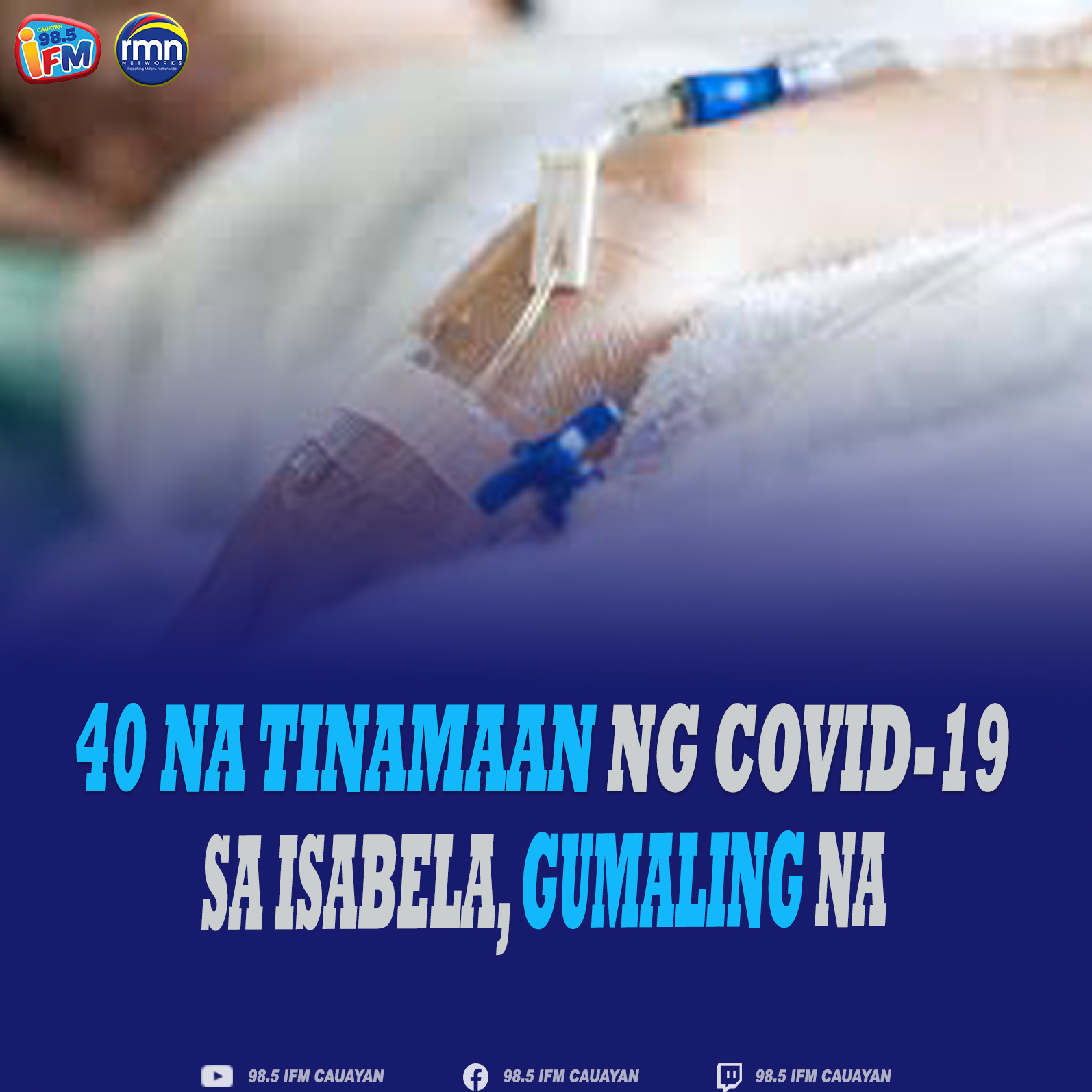 40 na Tinamaan ng COVID-19 sa Isabela, Nakarekober na