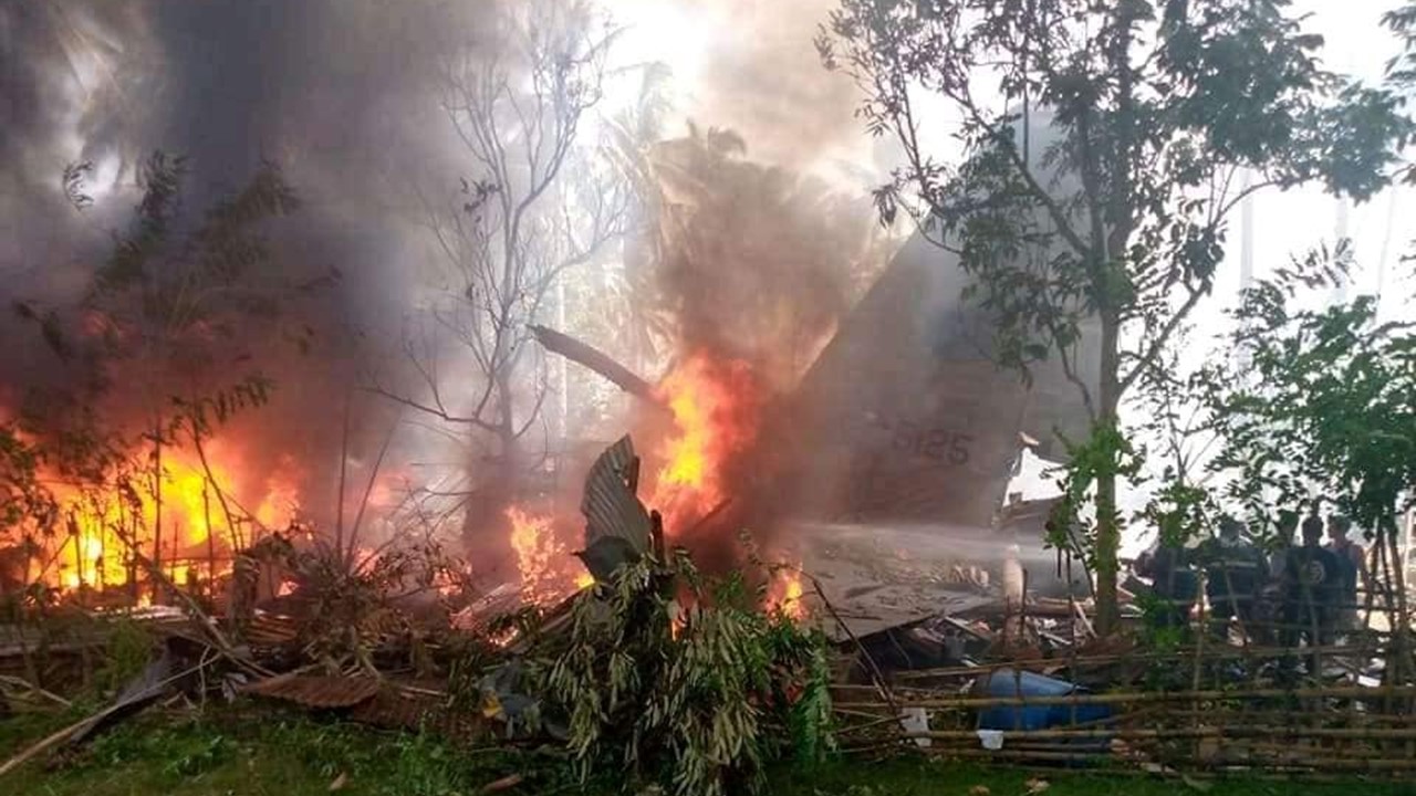 PAF, nilinaw na walang overloading sa C-130 na bumagsak sa Sulu