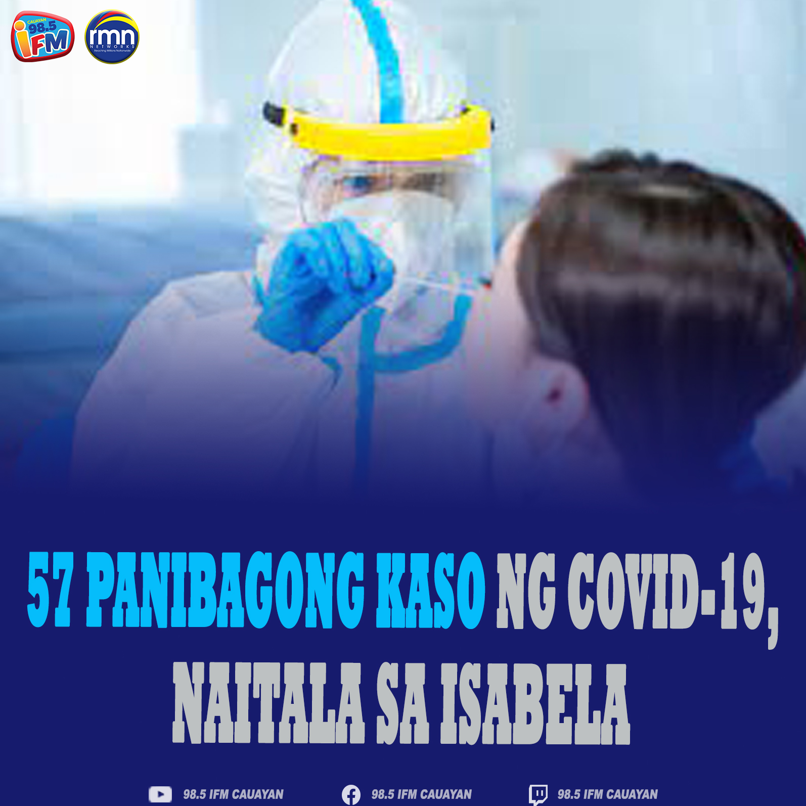 57 Panibagong Kaso ng COVID-19, Naitala sa Isabela