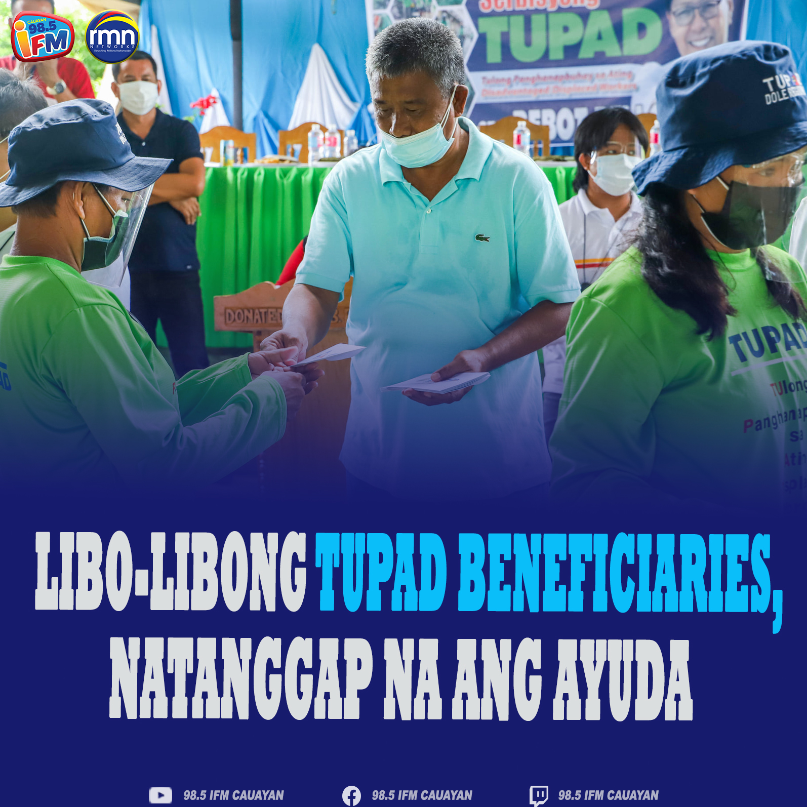 LIBO-LIBONG TUPAD BENEFICIARIES SA BENITO SOLIVEN, ISABELA, NATANGGAP NA ANG AYUDA