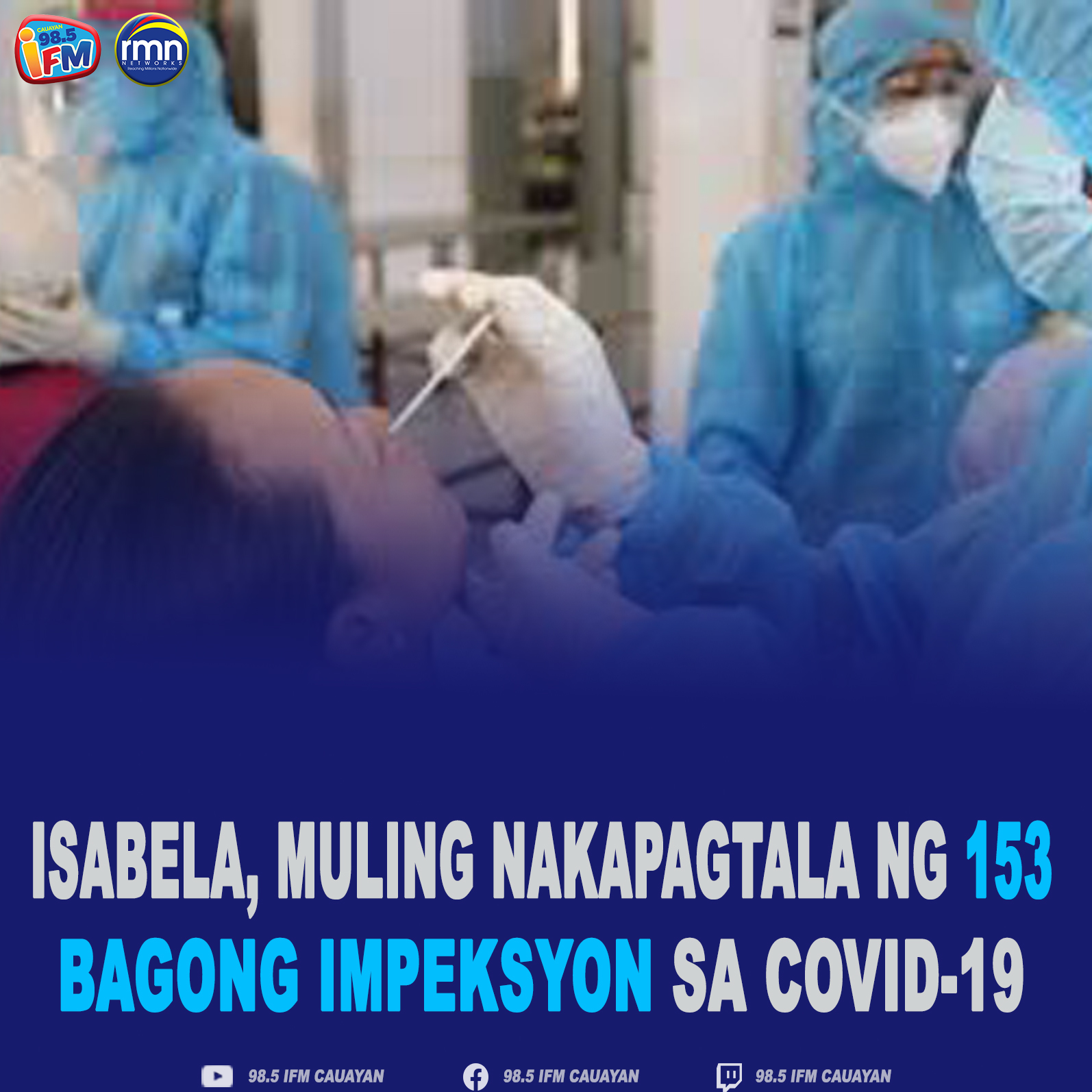 ISABELA, MULING NAKAPAGTALA NG 153 BAGONG IMPEKSYON SA COVID-19