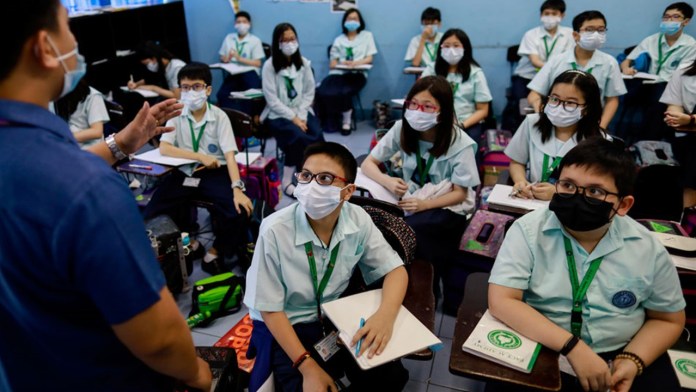 WHO, pabor na rin sa face-to-face classes sa Pilipinas