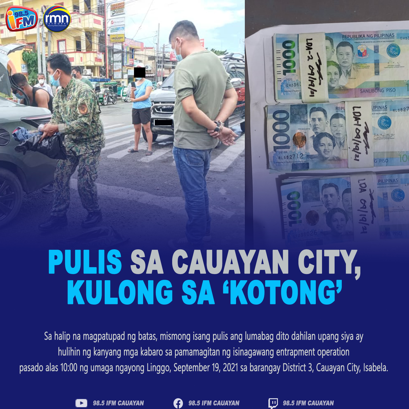 Pulis sa Isabela, Kulong sa &lsquo;Kotong&rsquo;