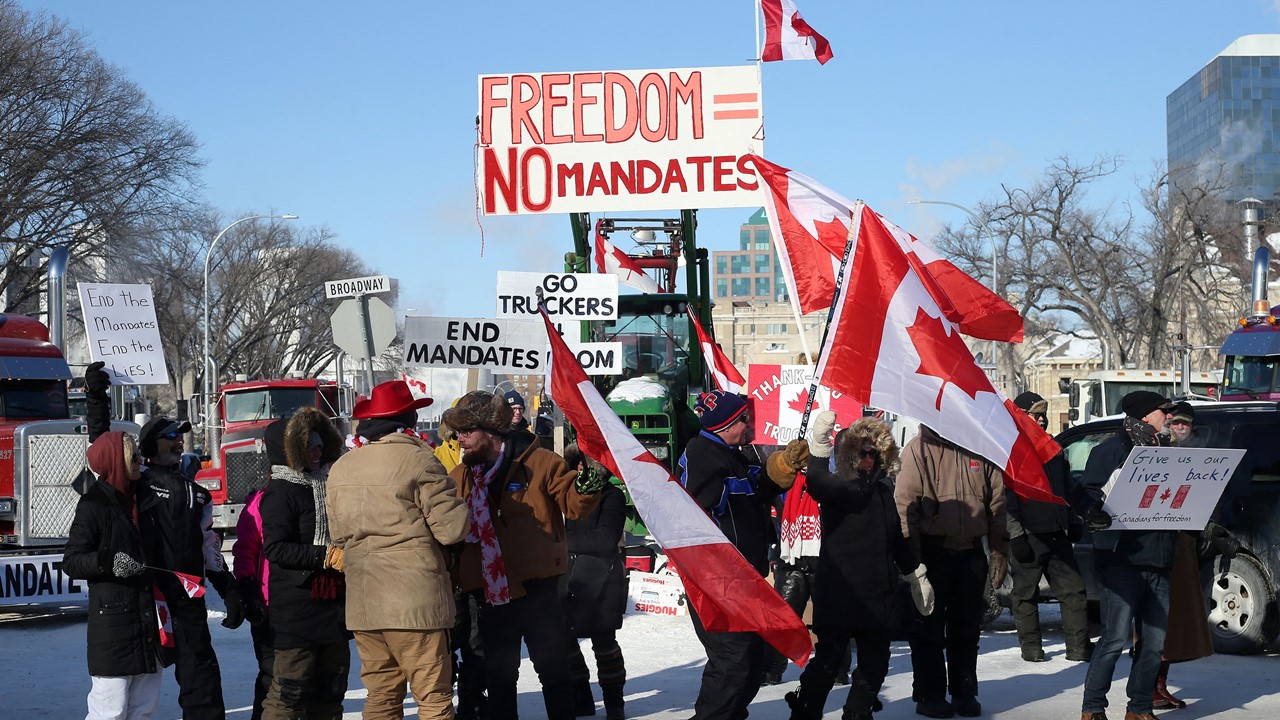 State of emergency, idineklara na sa Ontario sa Canada dahil sa kilos protesta kontra sa mandatory na COVID-19 vaccination