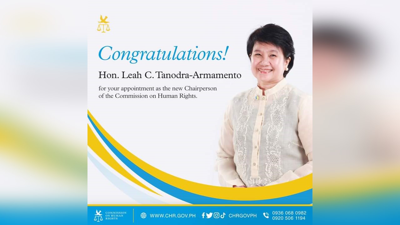 CHR, may bago nang chairperson