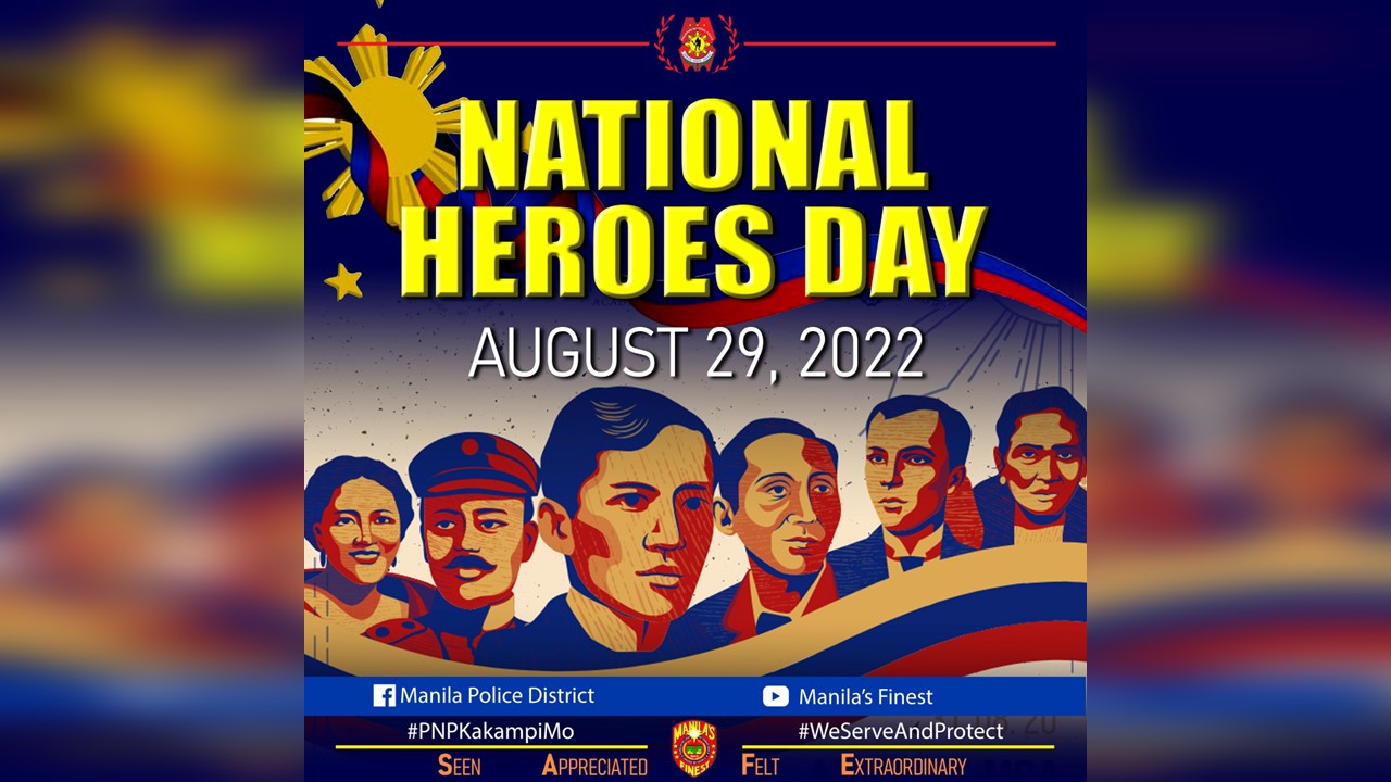 Pamunuan ng MPD, may paalala sa mga tauhan kasabay ng pagdiriwang ng National Heroes Day