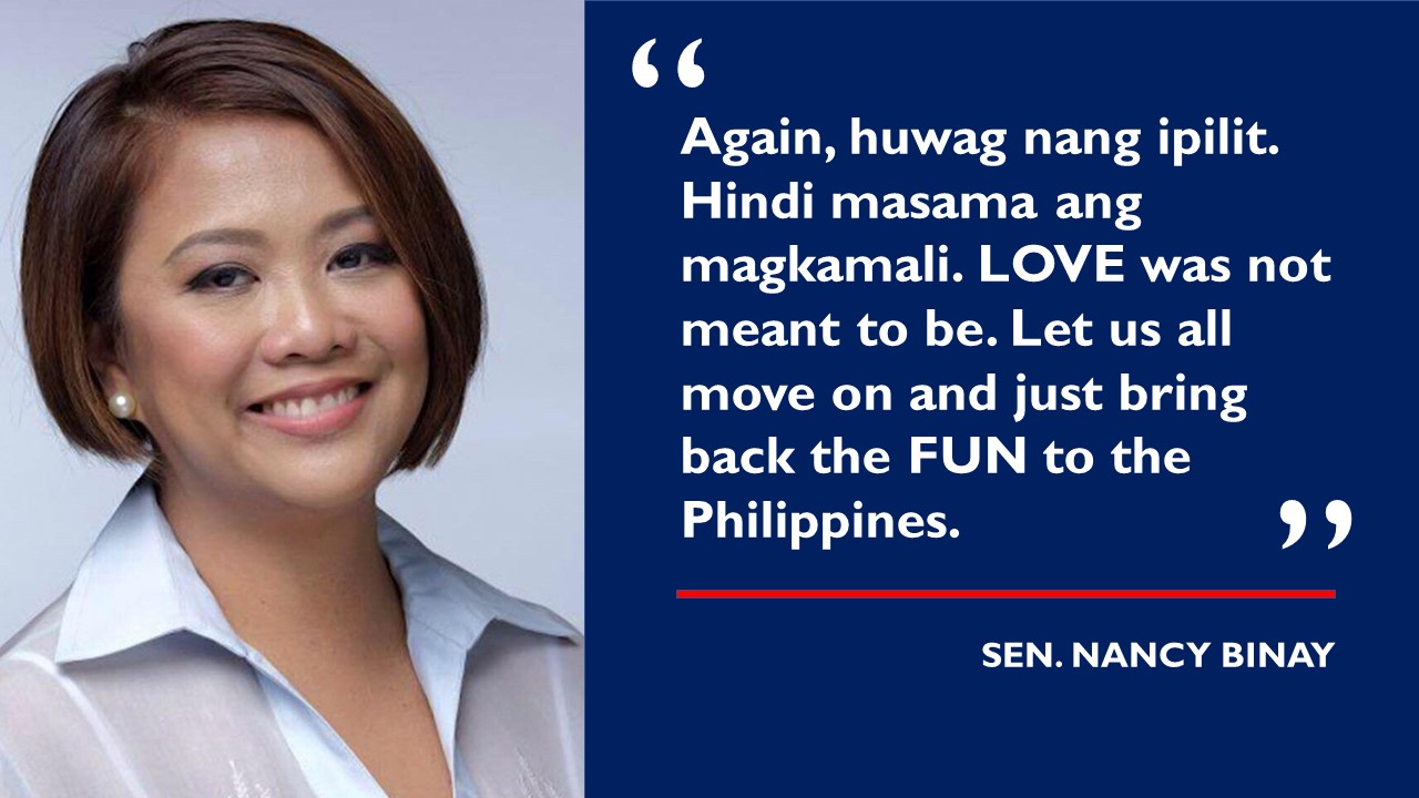 Sen. Binay: “Love the Philippines” tourism slogan, huwag nang ipilit