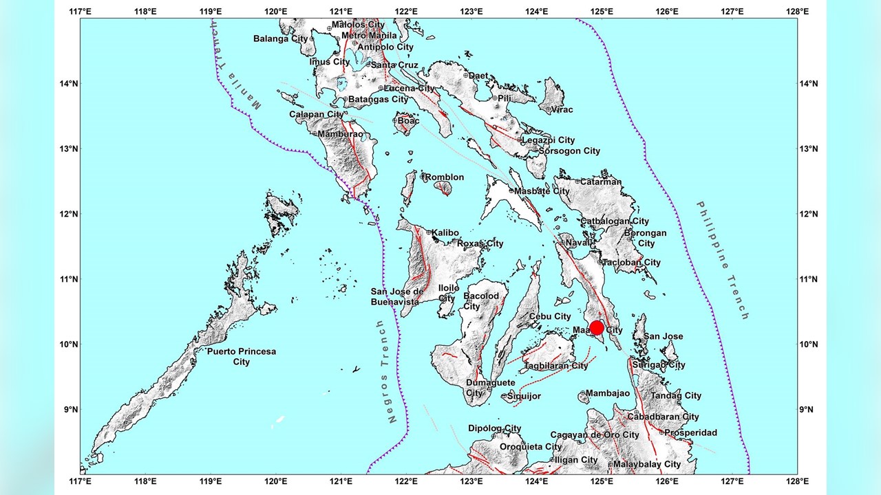 Lindol, naramdaman sa bayan ng San Francisco, Southern Leyte —PHIVOLCS