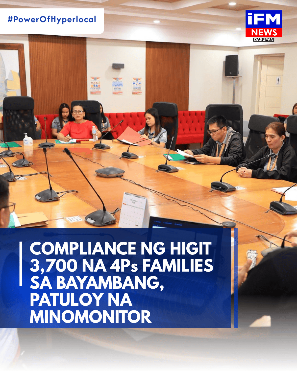 COMPLIANCE NG HIGIT 3,700 NA 4Ps FAMILIES SA BAYAMBANG, PATULOY NA MINOMONITOR