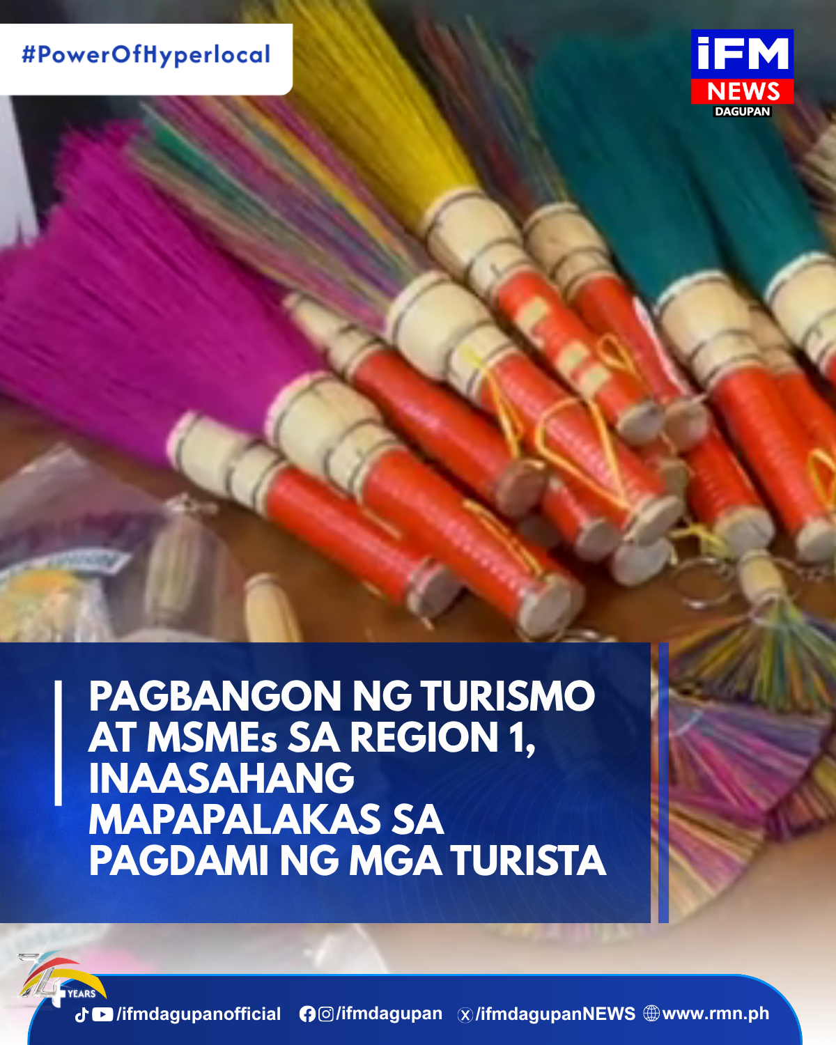PAGBANGON NG TURISMO AT MSMEs SA REGION 1, INAASAHANG MAPAPALAKAS SA PAGDAMI NG MGA TURISTA