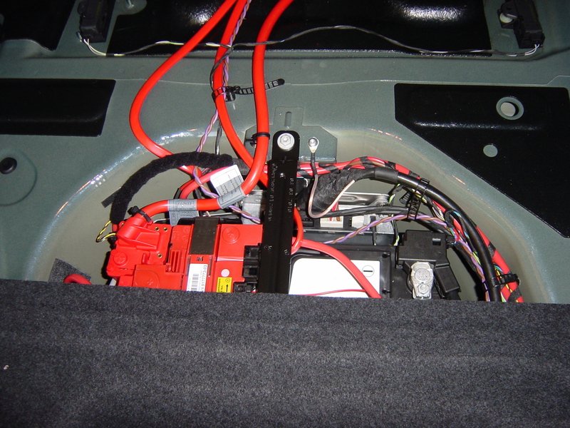 Bmw 1 series car battery location