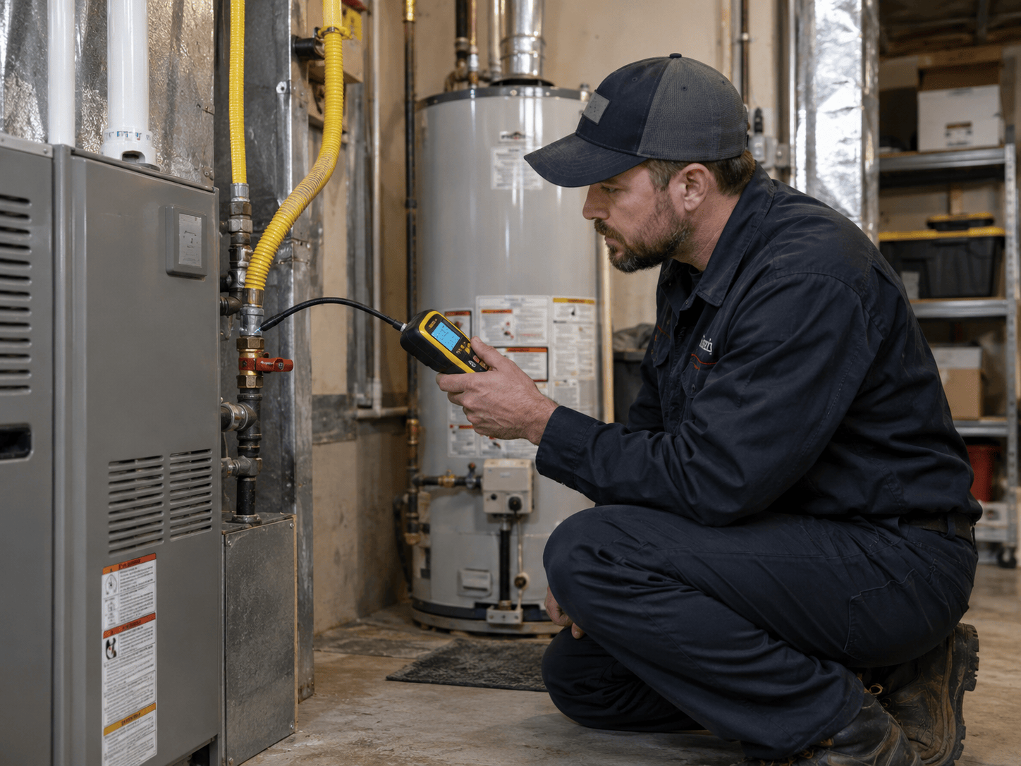 Gas line evalutation