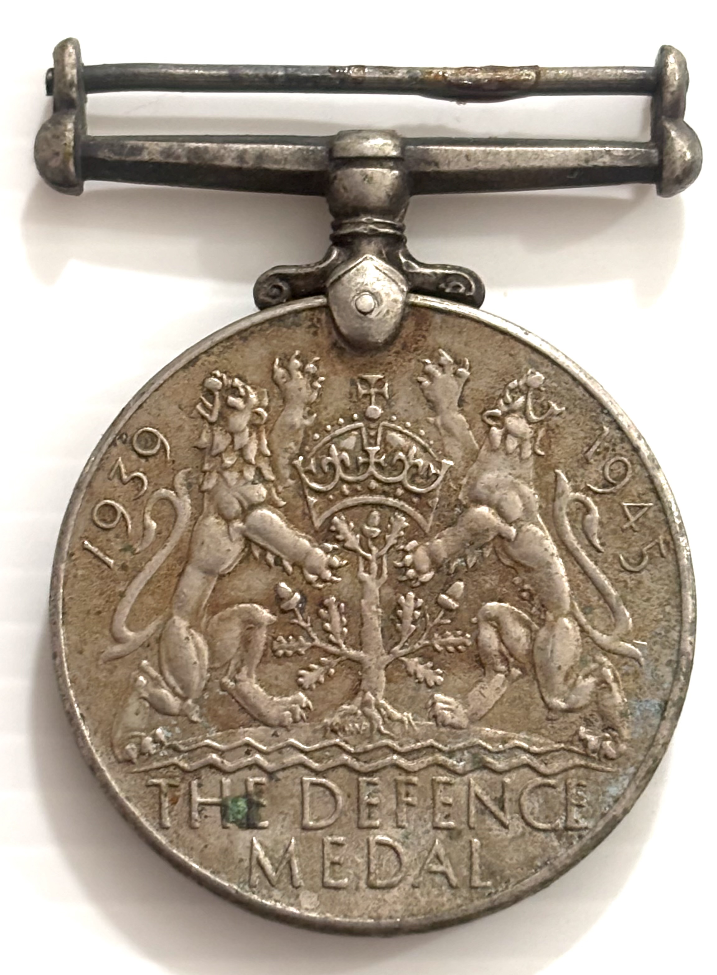 British India World War II The Defence Medal Named