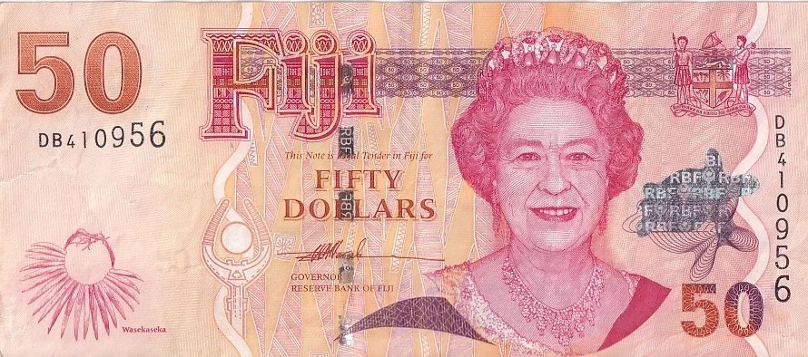 Fiji 50 Dollars 2007 Savenaca Narube Banknote