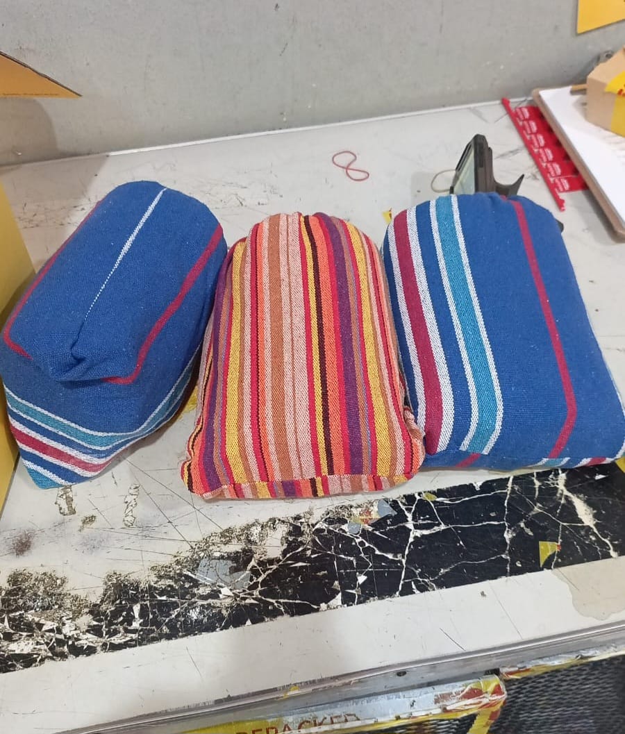 Incautan 9 hamacas de tela con cocaína que iba a ser enviada a España y Países Bajos