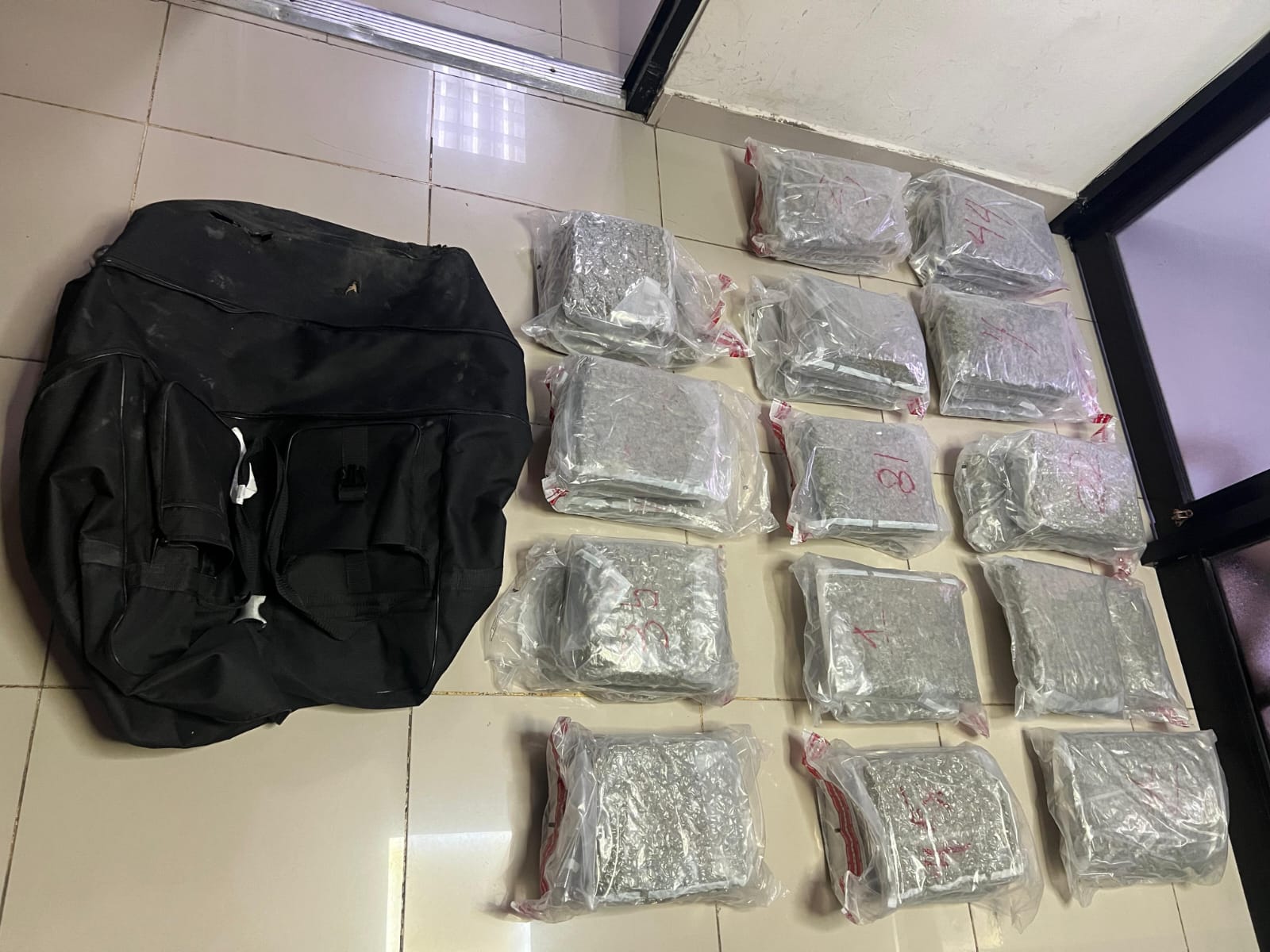 Decomisan 42 paquetes de marihuana en tránsito por RD con destino a Jamaica