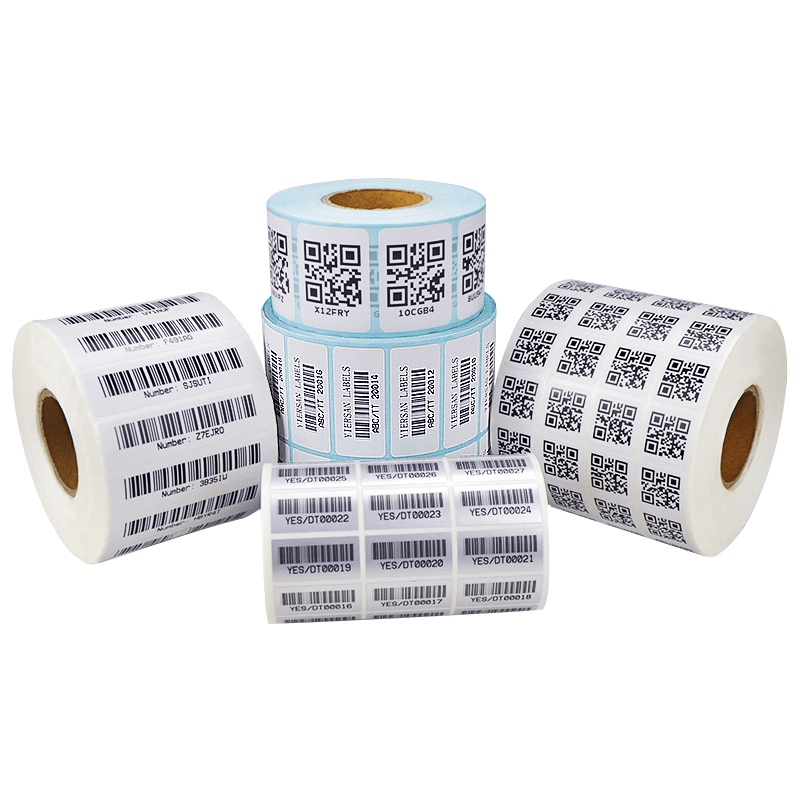 Barcode and QR code labels for manufacturing
