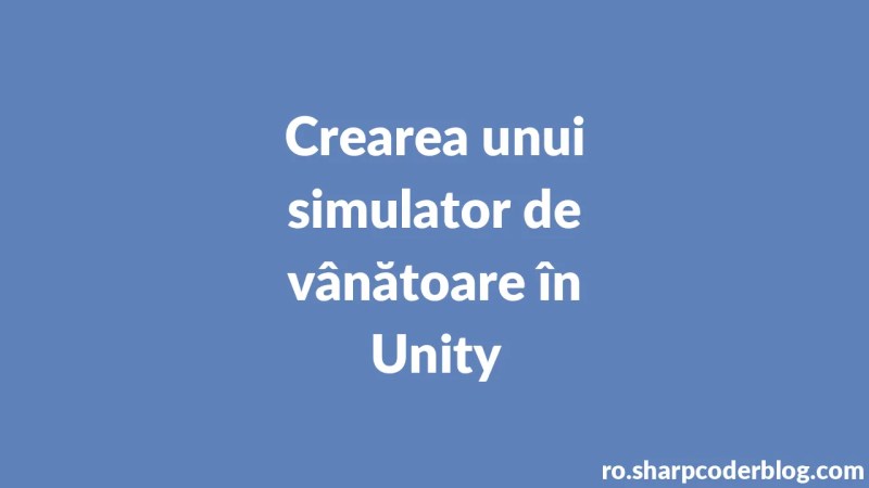 Creating A Hunting Simulator In Unity Sharp Coder Blog - Download Elegant Ocean Image | 8K