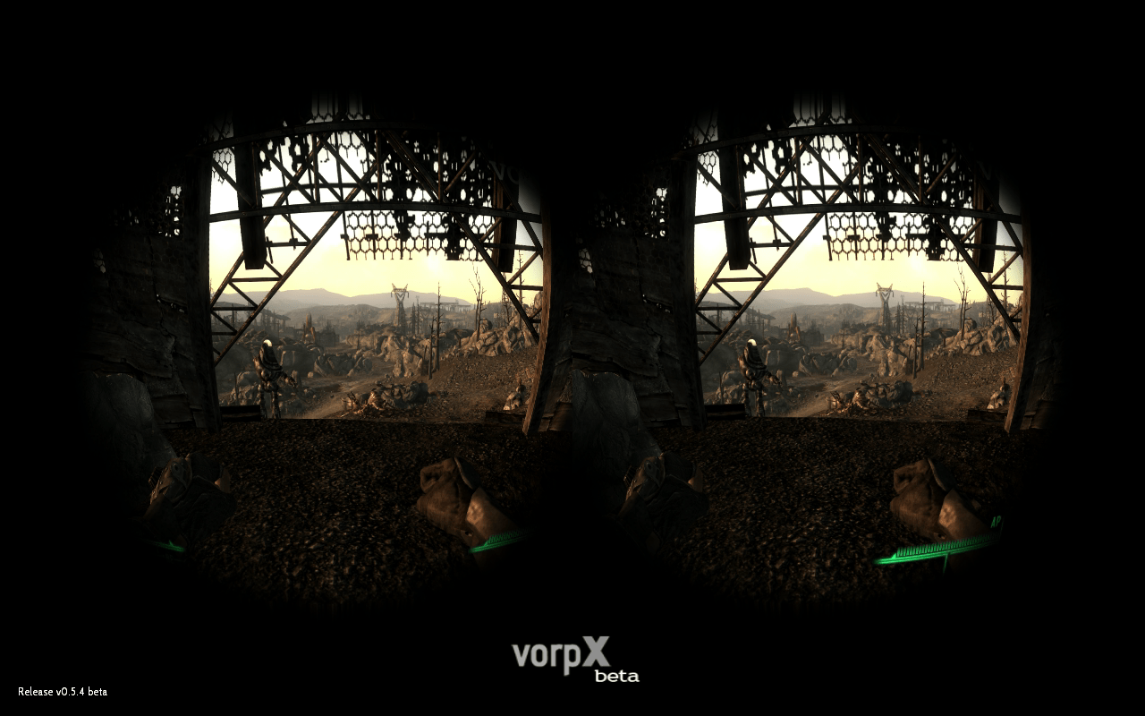 Fallout using Z-Buffer Mode