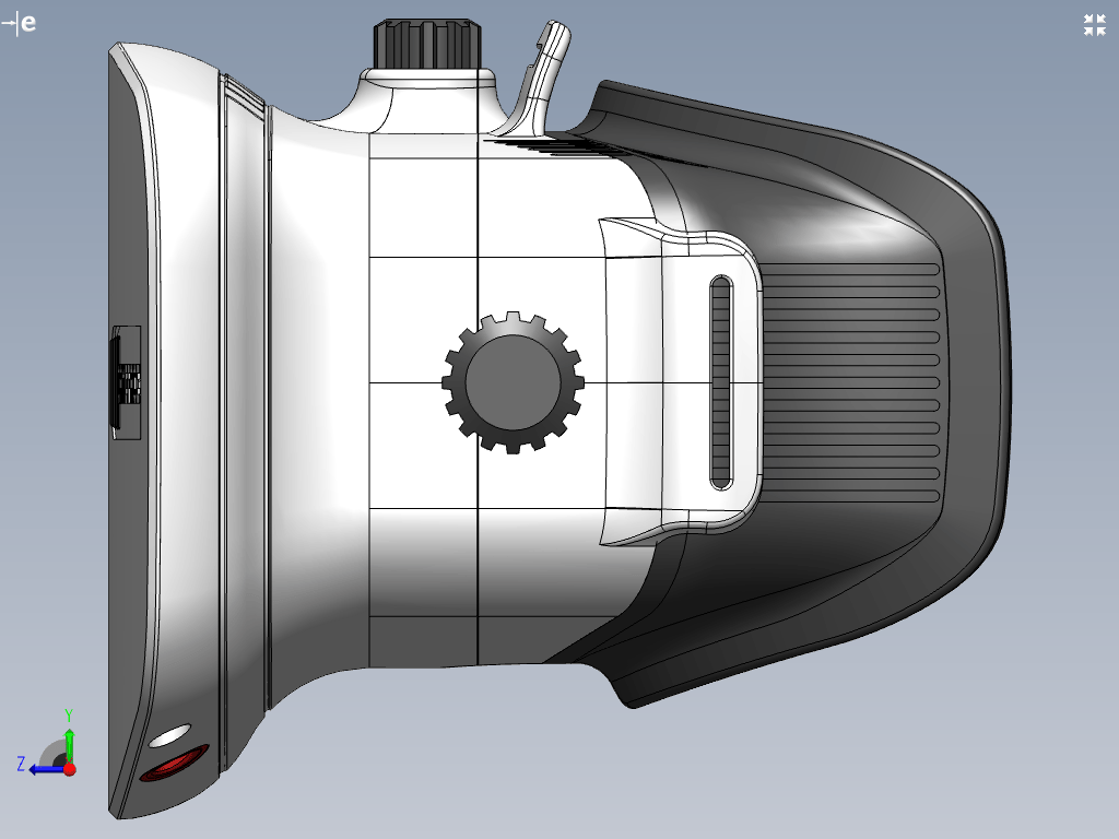 The depth sensor to be used in GameFace's Mark 5 prototype
