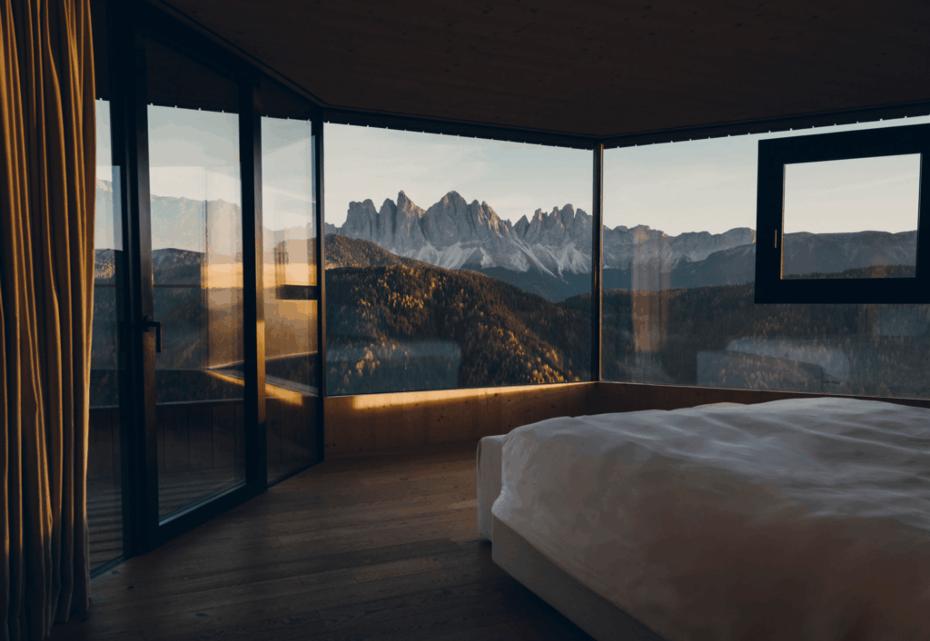 suite with mountain view at Forestis