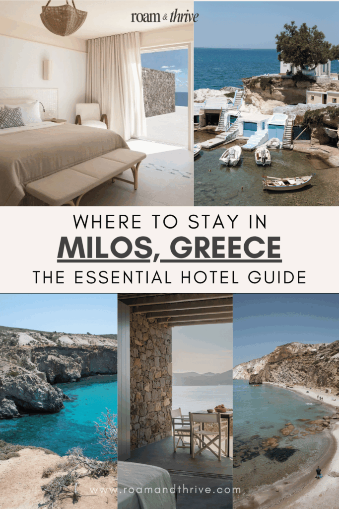 where to stay in milos, the best hotels