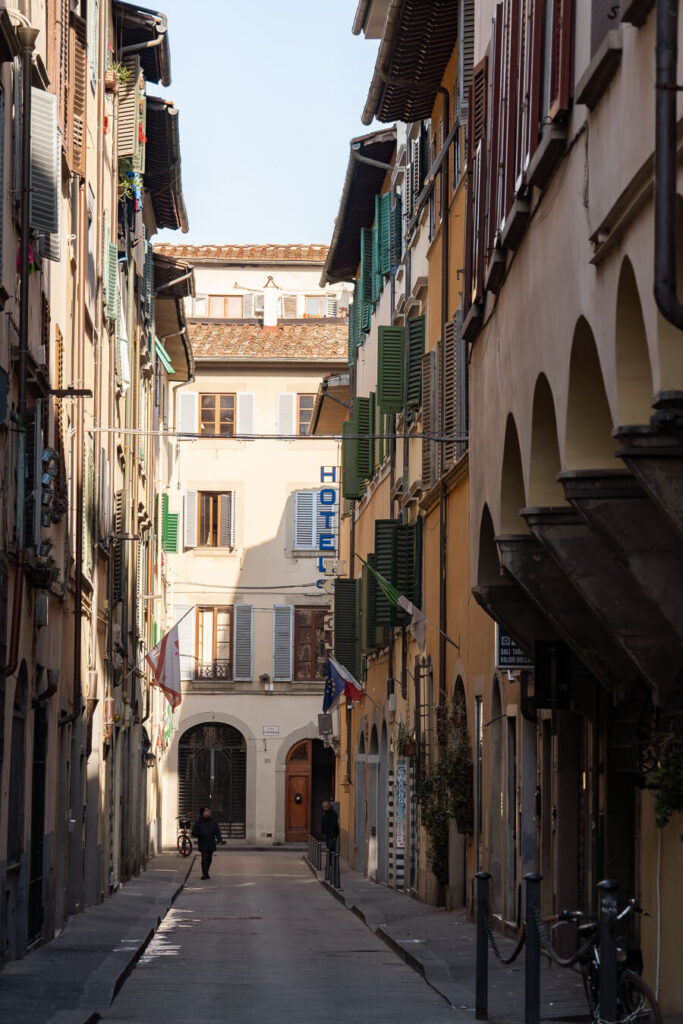 street in santa maria novella florence