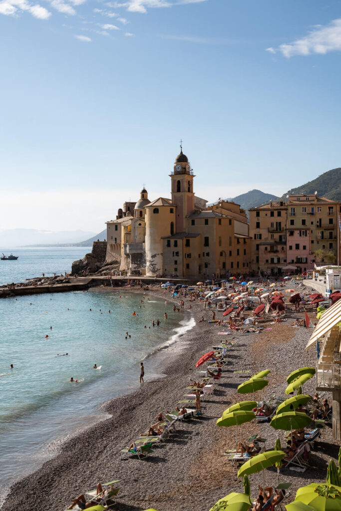camogli town and beach