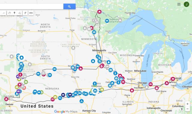 2021 Family Loop Google Map
