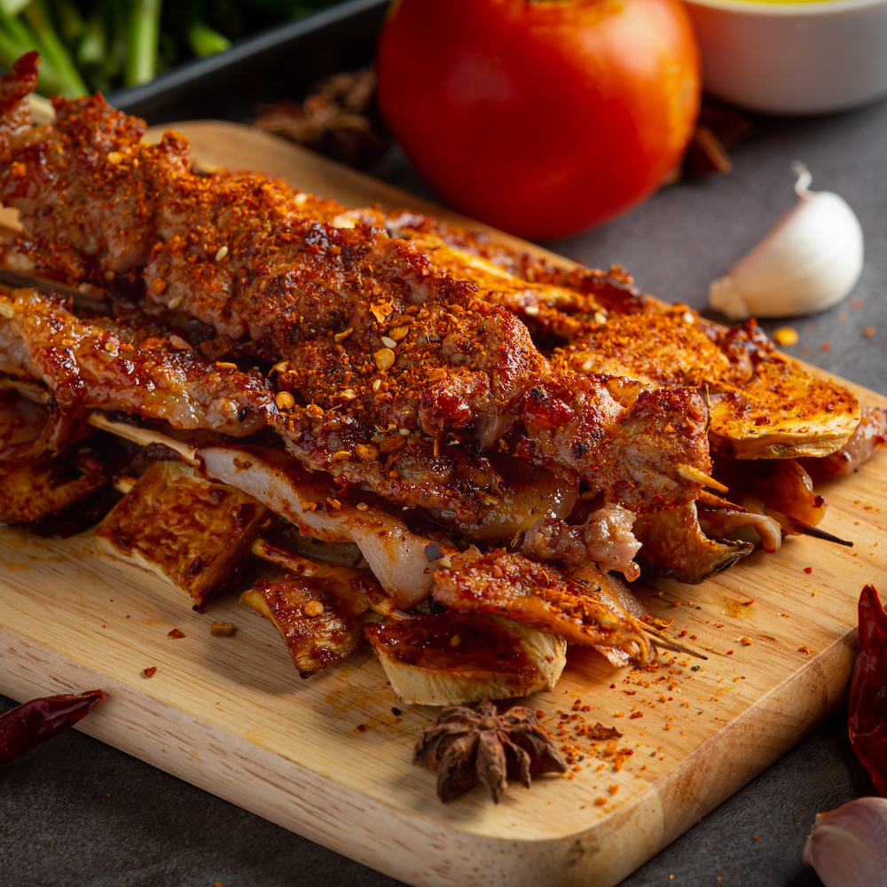 Beef suya served as Roast