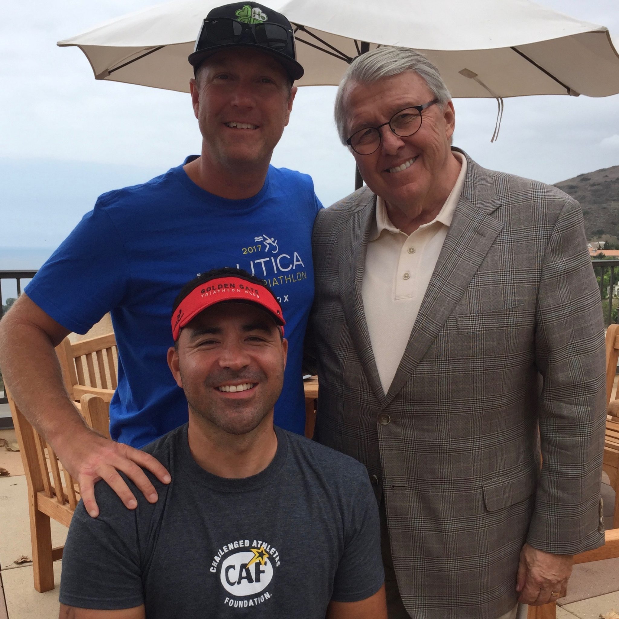 Dr. Andy Benton of Pepperdine University with Aaron and I.
