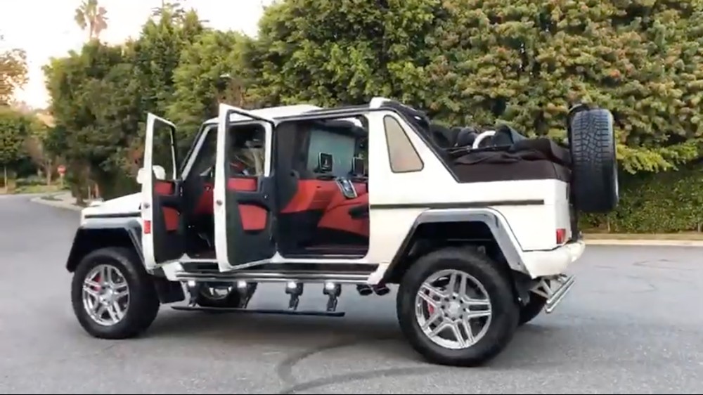 You can buy a 2018 mercedes-maybach g650 landaulet for just $1.8m