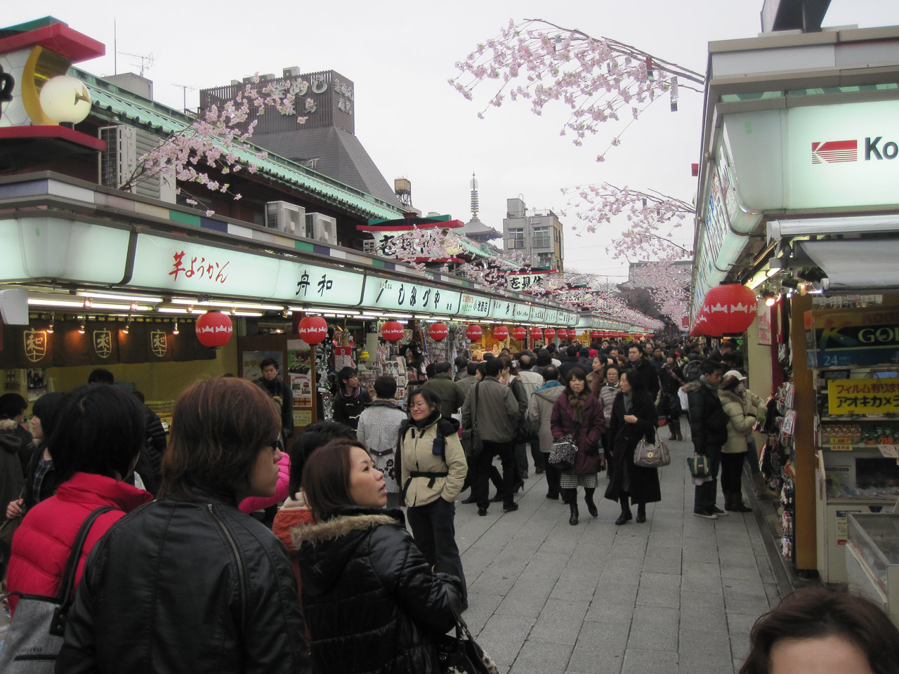 You get a little sense of how busy and how many shops there are from this picture.