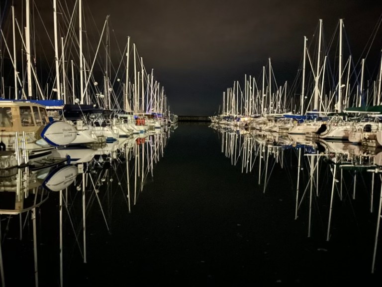 Shilshole on a calm night.