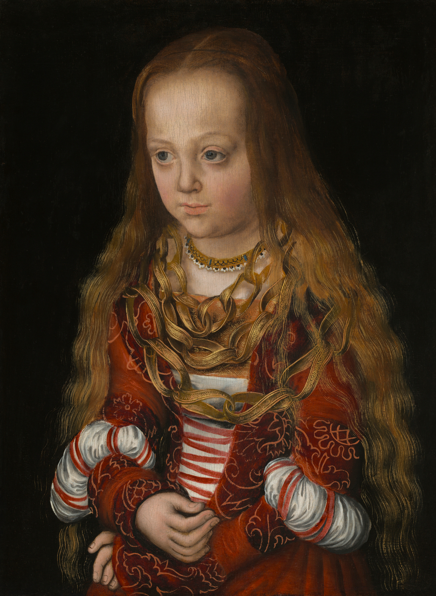 Lucas Cranach the Elder (German, 1472 - 1553 ), A Princess of Saxony, c. 1517, oil on panel, Ralph and Mary Booth Collection