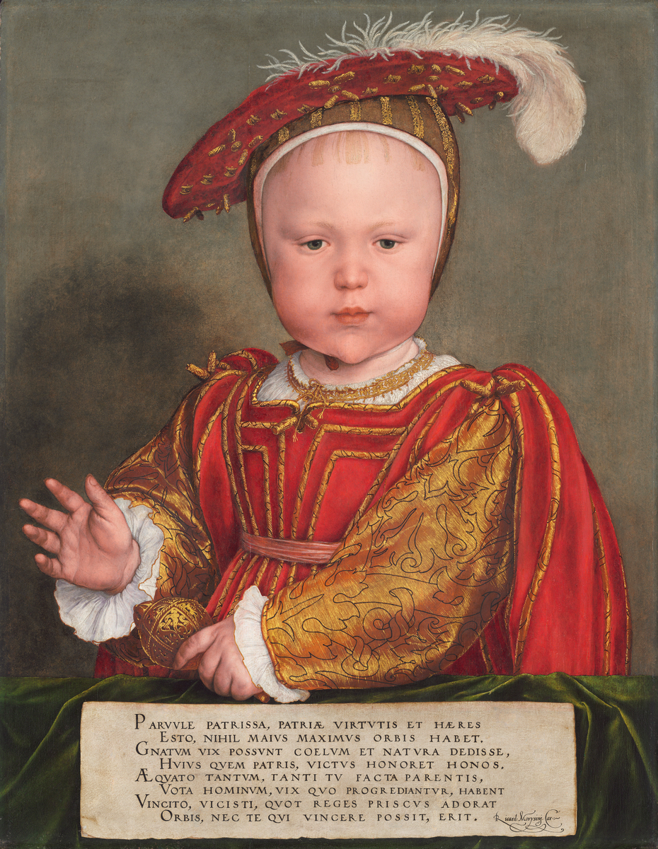 Hans Holbein the Younger (German, 1497/1498 - 1543 ), Edward VI as a Child, probably 1538, oil on panel, Andrew W. Mellon Collection