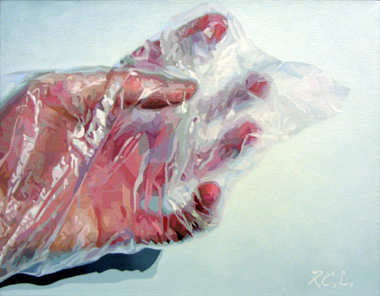 Pop Metafísico pintura Or-anger obra ”et-ou-ffe-R"