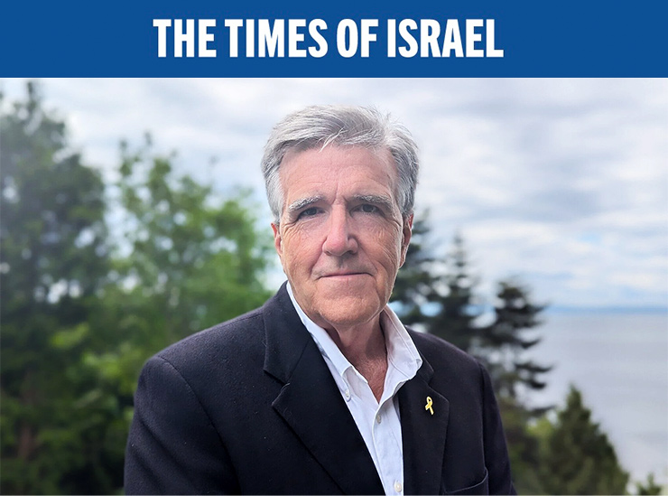 Writer and pro-Israel, pro-Jewish advocate Pat Johnson in Vancouver, May 2025.
