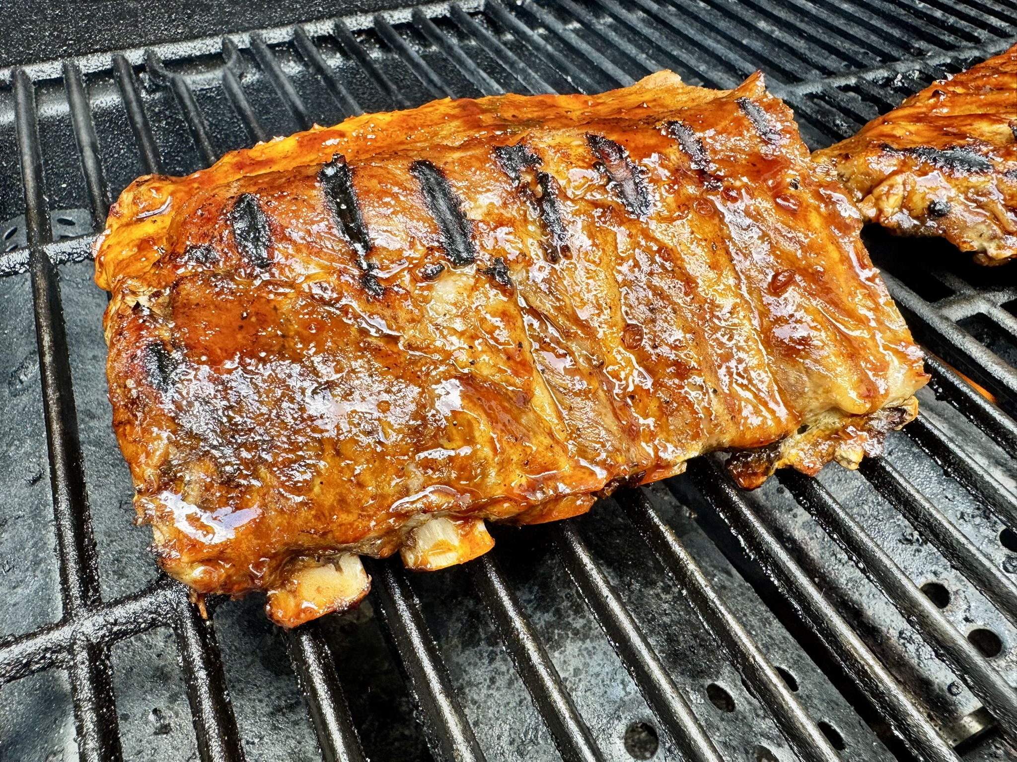 Korean Sticky Ribs with Honey Gochujang Glaze