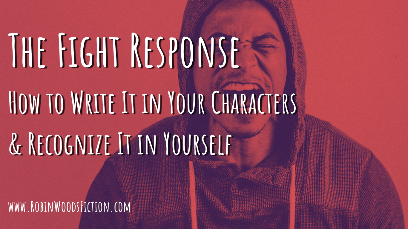 Fight response in fictional characters and real life